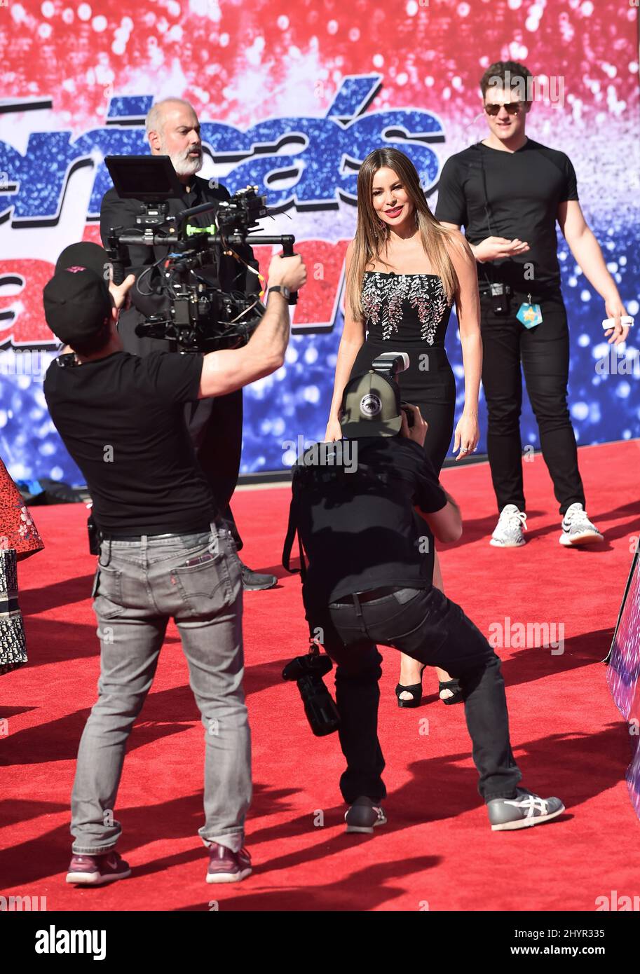 Sofia Vergara während des Red Carpet Kickoff-Events beim Got Talent Seaosn 15 in den USA am Mittwoch, den 4. März 2020. Stockfoto