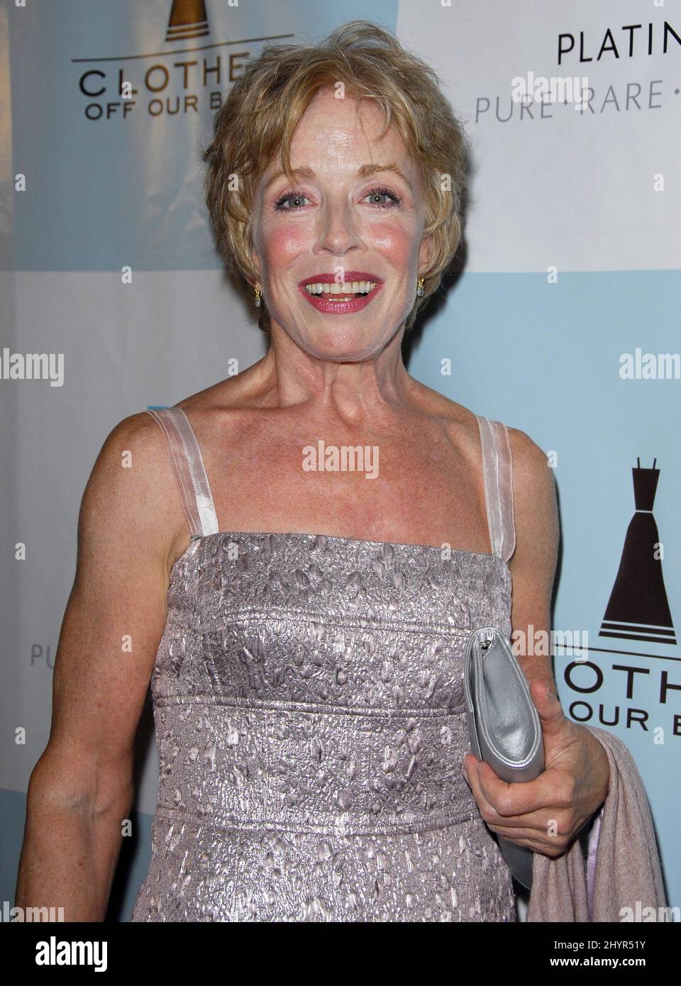 Holland Taylor nimmt an der Platinum Guild International und an der Kleiderablass-Party in Beverly Hills Teil. Stockfoto