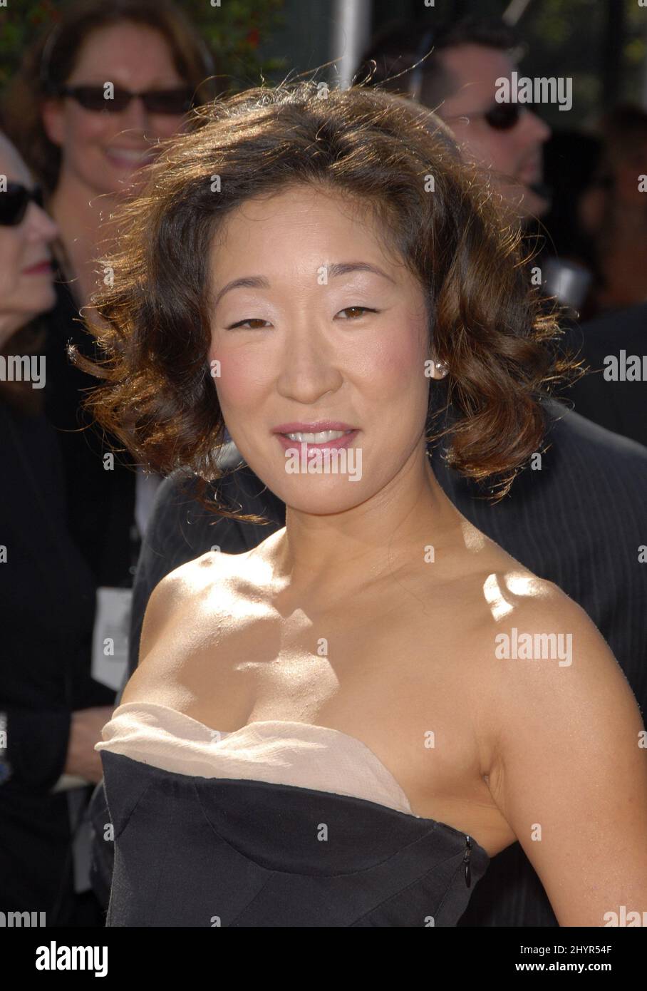 Sandra Oh bei den Primetime Emmy Awards 59. im Shrine Auditorium, Loa Angeles. Stockfoto