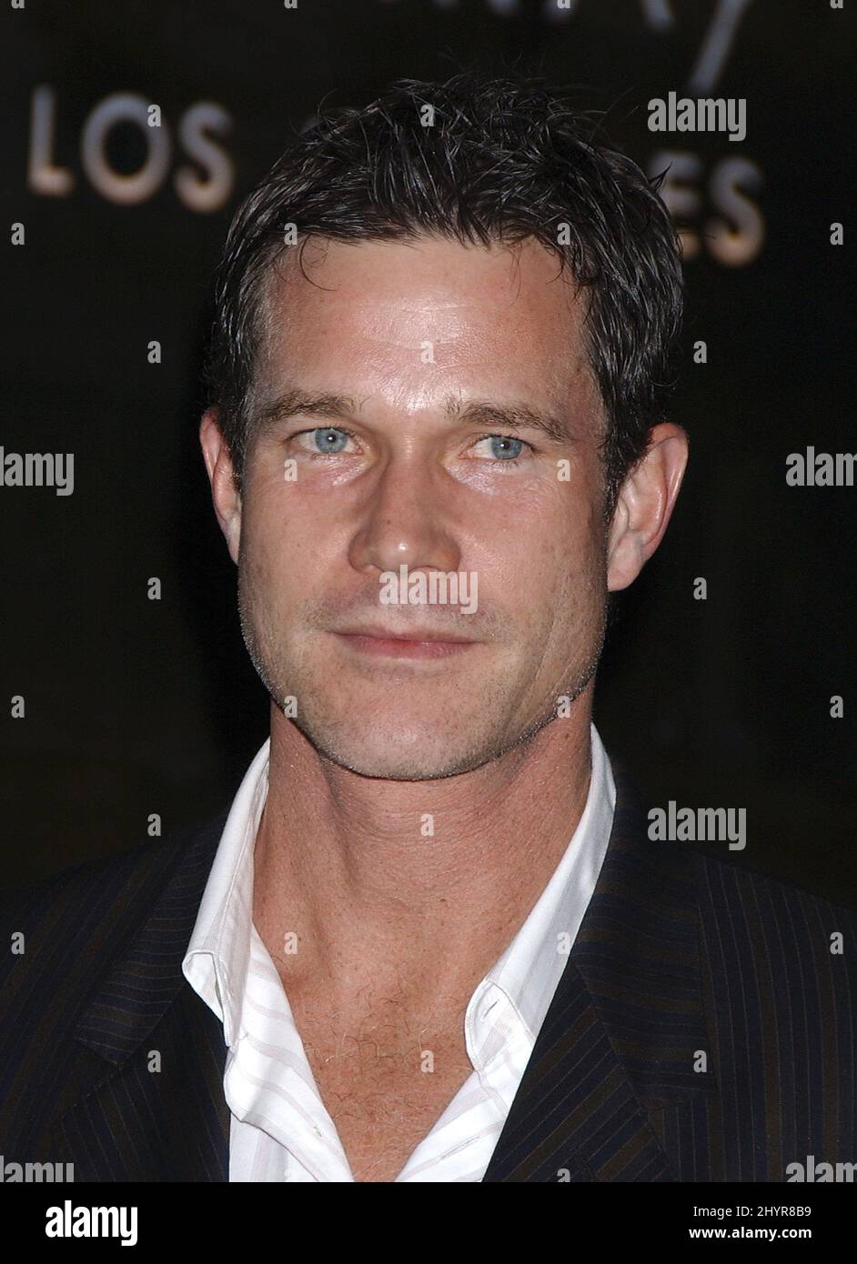 Dylan Walsh nimmt am Nip/Tuck-Umzug von Miami nach Los Angeles Teil. Stockfoto