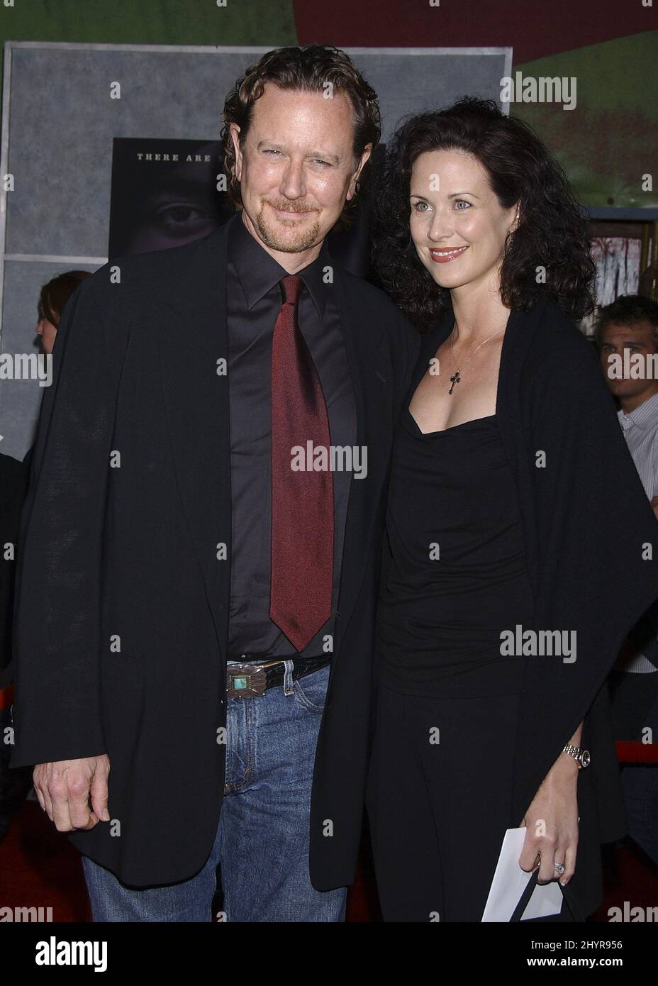 Richter Reinhold und Amy Miller treffen bei der Premiere von No Country for Old Men ein, die im El Capitan Theatre, Los Angeles, USA, stattfand Stockfoto