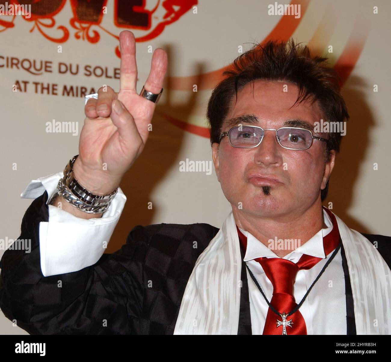 Roy Horn von Siegfried & Roy stirbt mit 75 Jahren an einem Coronavirus in Las Vegas, NV. 30. Juni 2006 Las Vegas, Nv. Roy Horn von Siegfried und Roy „The Beatles LOVE by Cirque du Soleil“ Gala-Premiere im LOVE Theatre im Mirage Hotel & Casino Stockfoto