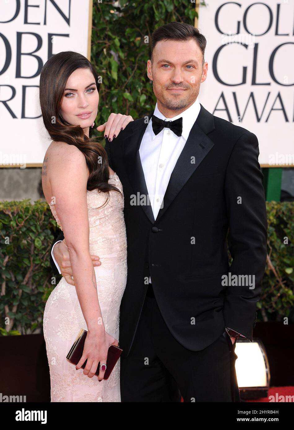 Megan Fox und Brian Austin Green trennen sich nach 10 Jahren Ehe. 13. Januar 2013 Beverly Hills, Ca. Megan Fox und Brian Austin Green 70. Annual Golden Globe Awards im Beverly Hilton Hotel Arroyo Stockfoto