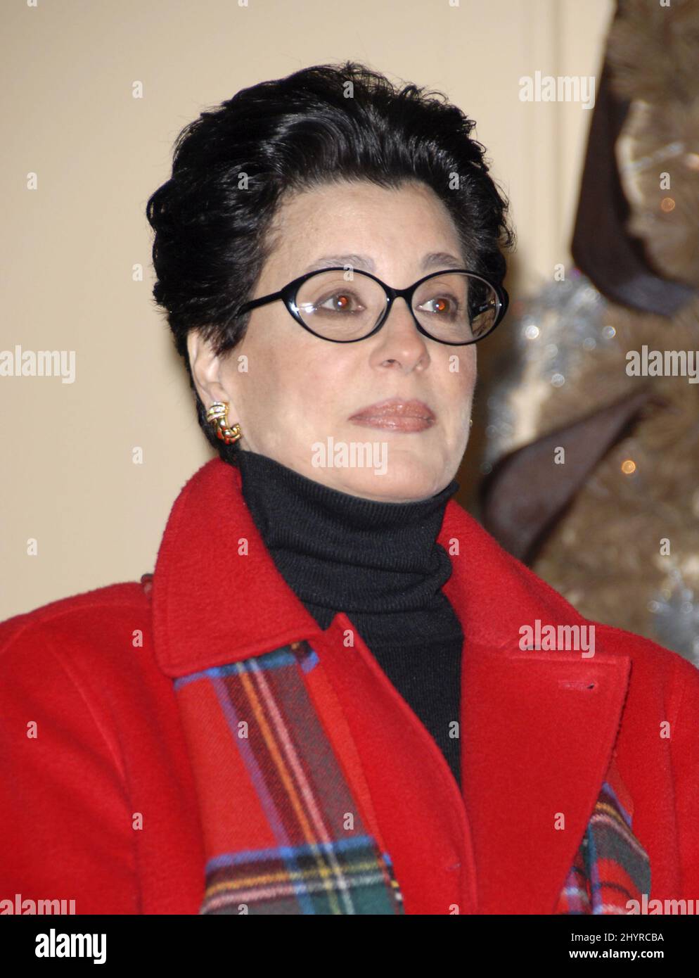 Tina Sinatra bei einer Vorschau auf Frank Sinatras US-Briefmarke im Beverly Hilton Hotel in Los Angeles. Stockfoto