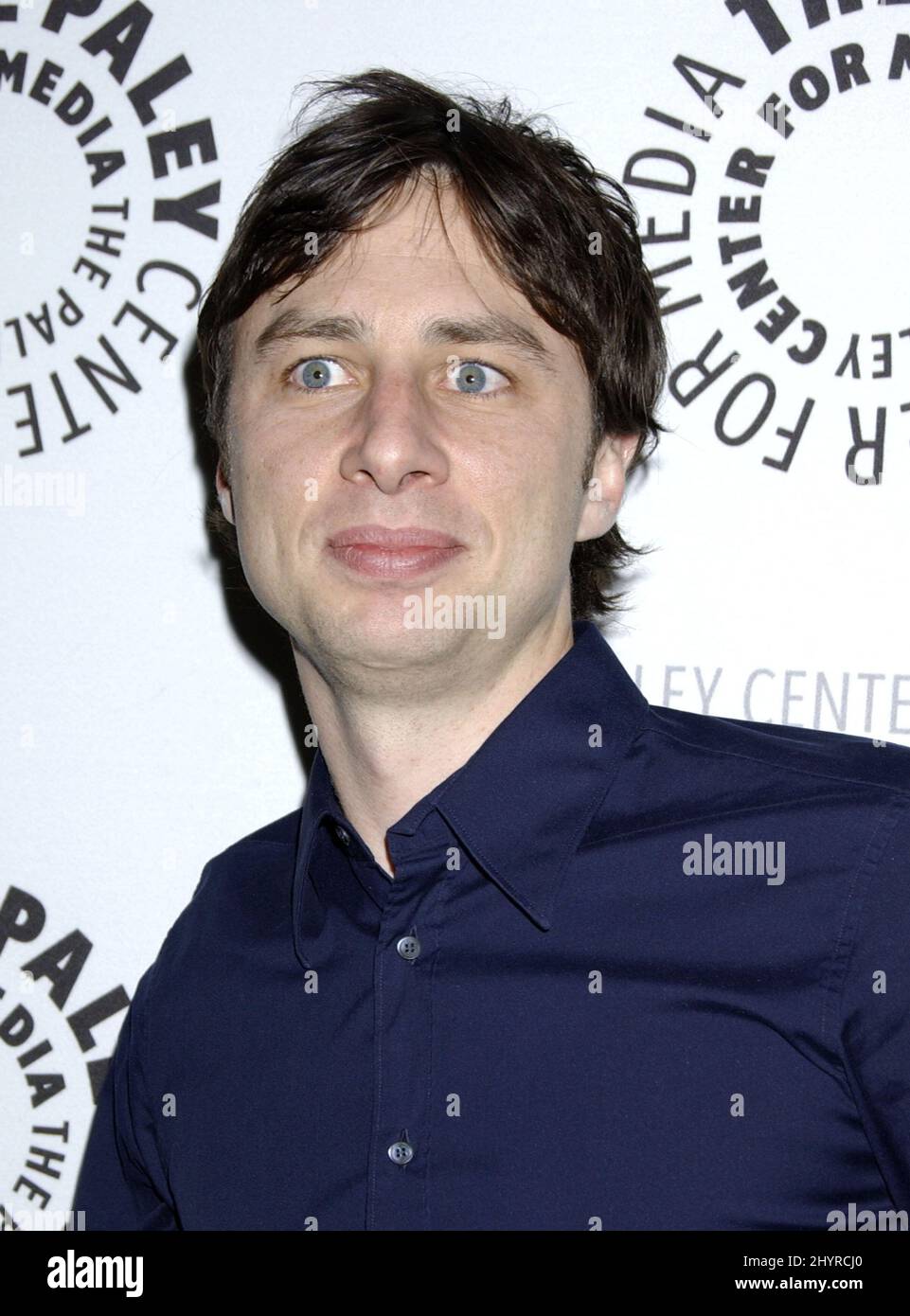 Zach Braff nimmt an Scrubs: The Farewell Tour Teil, die im Paley Center for Media in Beverly Hills, Kalifornien, stattfindet. Stockfoto