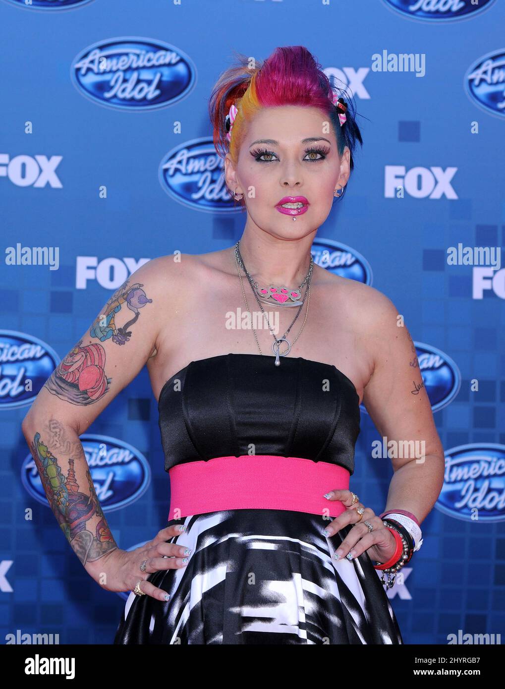 25. Mai 2011 Los Angeles, Ca. Nikki McKibbin American Idol Grand Finale 2011 im Nokia Theater L.A. Live Stockfoto