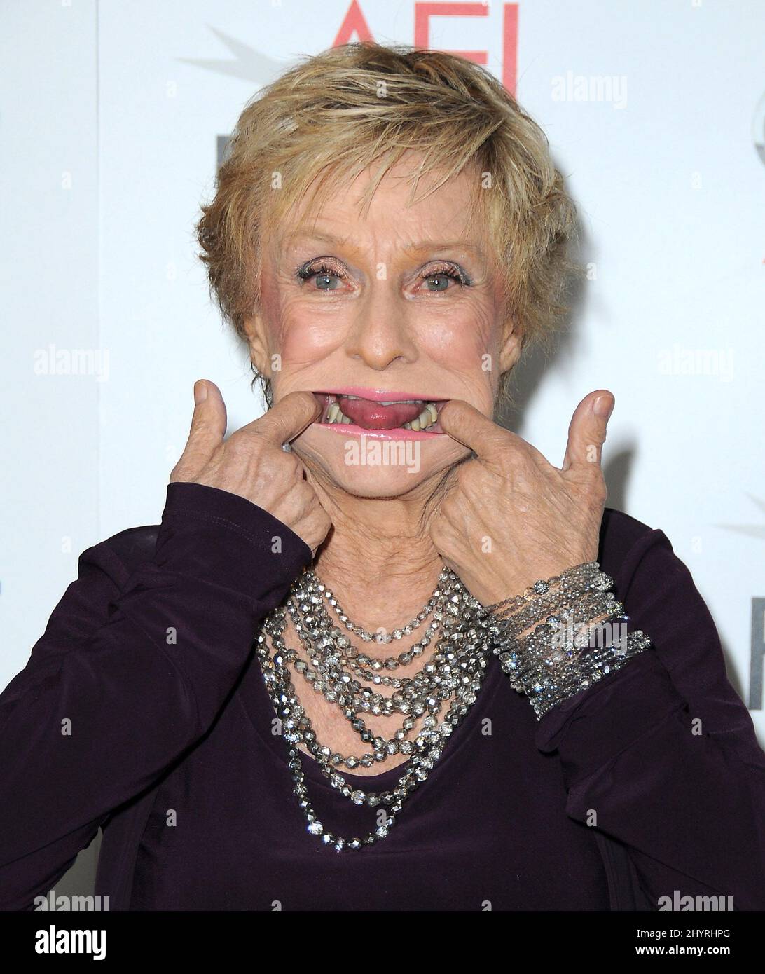 01. November 2012 Hollywood, Ca. Cloris Leachman „Hitchcock“-Weltpremiere bei der Eröffnungsnacht des AFI Film Festivals im Grauman's Chinese Theatre Stockfoto