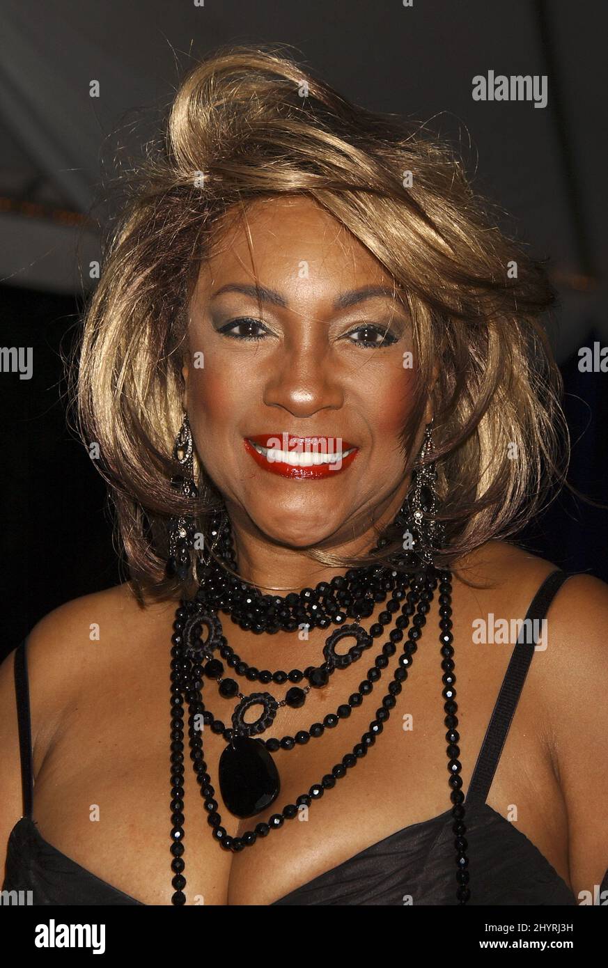 FILE PHOTO: Mary Wilson, Gründungsmitglied der Supremes, starb am 8. Februar 2021 im Alter von 76 Jahren in Las Vegas, Nevada. 4. Mai 2007 Louisville, Ky. Mary Wilson die Barnstable Brown Gala 2007 fand im Barnstable Brown Estate statt Stockfoto