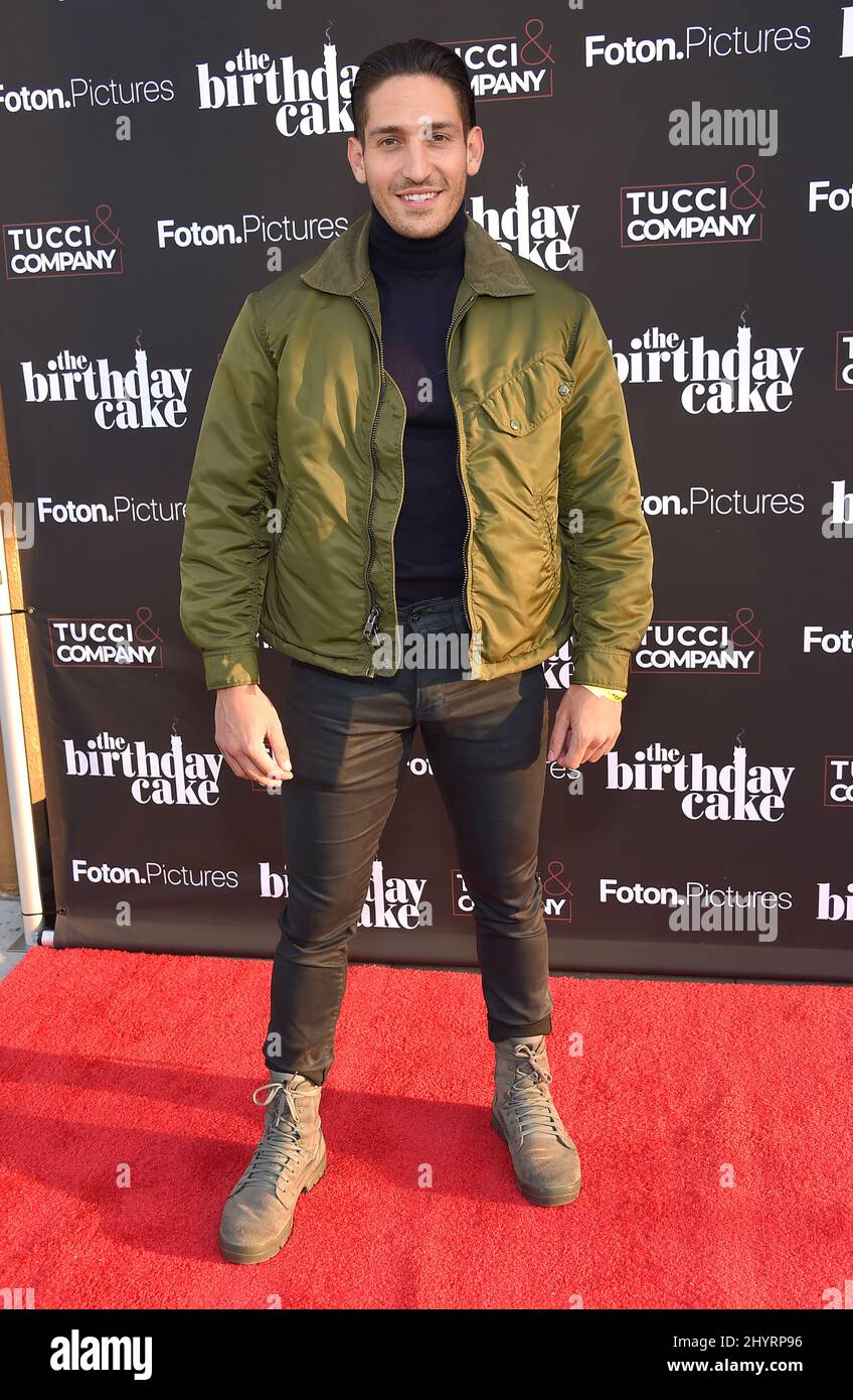 Cassius Corrigan kommt zu €˜The Birthday Cake' Los Angeles Premiere im Fine Arts Theatre am 16. Juni 2021 in Los Angeles, CA. Stockfoto