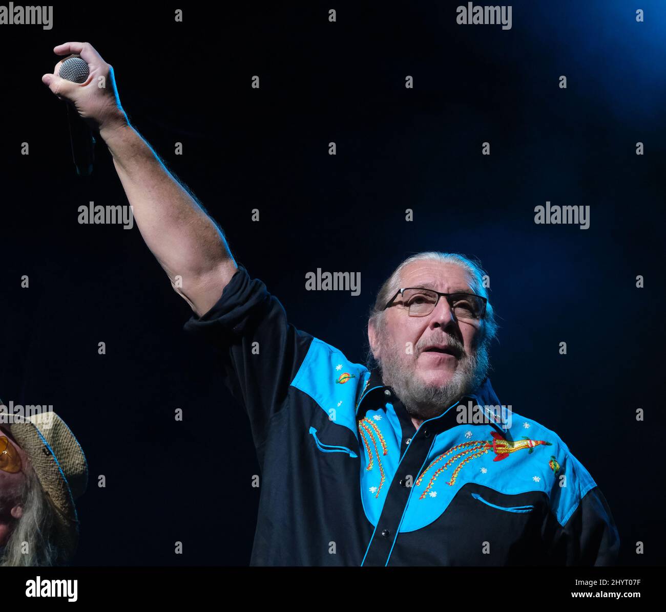 Doug Gray, die Marshall Tucker Band beim Volunteer Jam: Ein musikalischer Gruß an Charlie Daniels, der am 18. August 2021 in der Bridgestone Arena in Nashville, TN, stattfand. Stockfoto