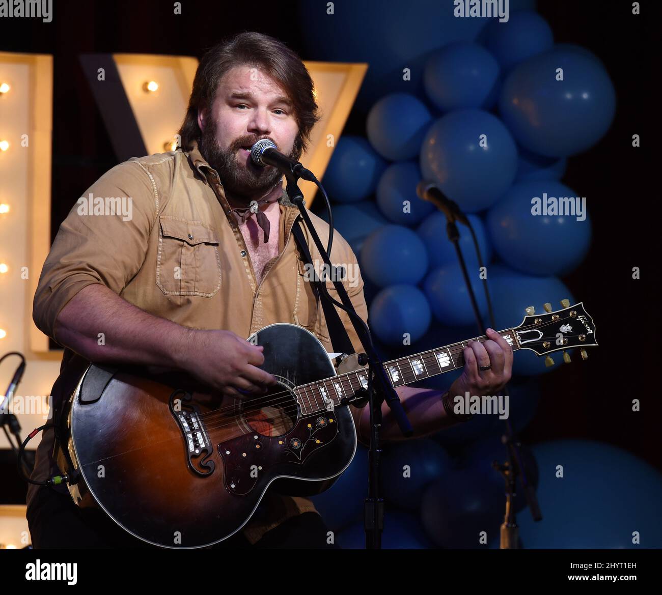 James Otto tritt im Waverly Strong auf: Ein Konzert für Katastrophenhilfe, das am 7. September 2021 in der City Winery in Nashville, TN, stattfand. Stockfoto