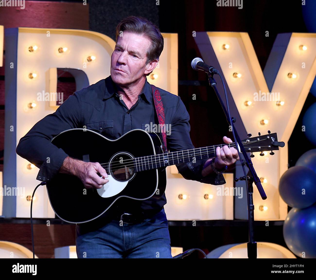 Dennis Quaid beim Waverly Strong: A Concert for Disaster Relief am 7. September 2021 in der City Winery in Nashville, TN. Stockfoto