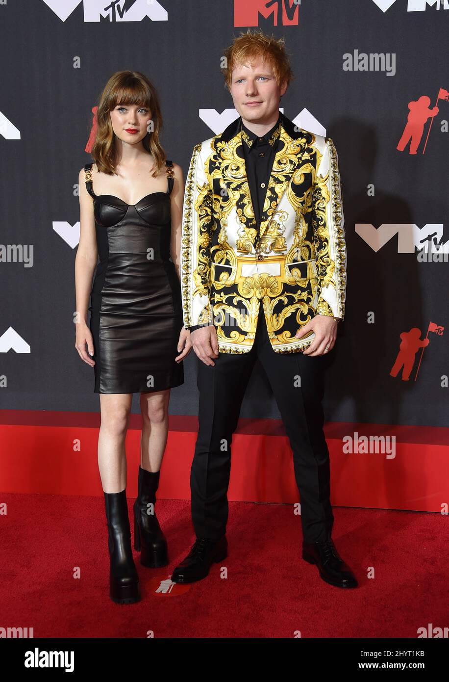 Ed Sheeran bei den MTV Video Music Awards 2021, die am 12. September 2021 im Barclays Center in Brooklyn, NY, verliehen wurden Stockfoto