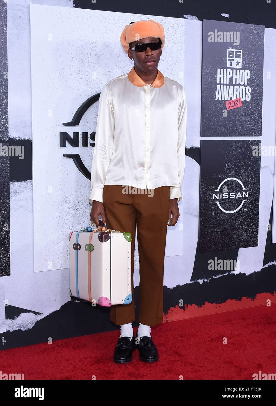 Tyler, der Schöpfer, bei den BET Hip Hop Awards 2021, die am 1. Oktober 2021 im Cobb Energy Performing Arts Center in Atlanta, GA, abgehalten wurden. Stockfoto