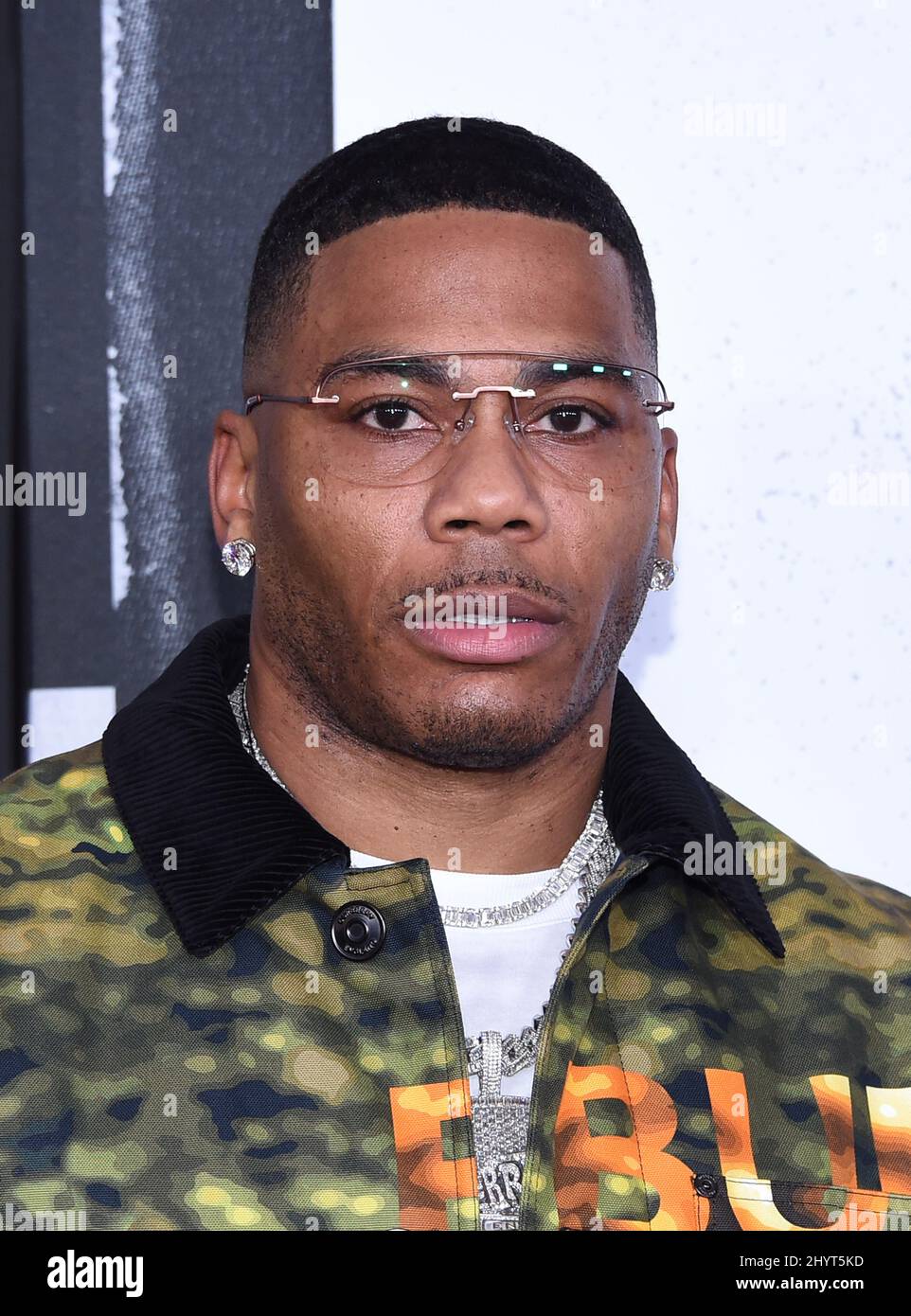Nelly bei der Ankunft bei den BET Hip Hop Awards 2021, die am 1. Oktober 2021 im Cobb Energy Performing Arts Center in Atlanta, GA, abgehalten wurden. Stockfoto
