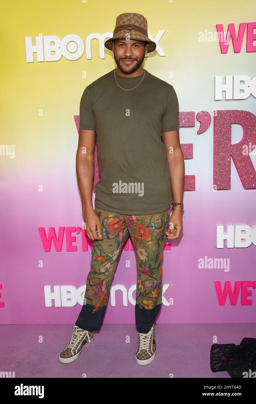 Jeffrey Bowyer-Chapman Ankunft an HBO¢ €™s ¢ €˜Wir¢ €™re hier¢ €™ Saison 2 Premiere bei Sony Pictures Studio Lot am 08. Oktober 2021 in Culver City, CA. Stockfoto