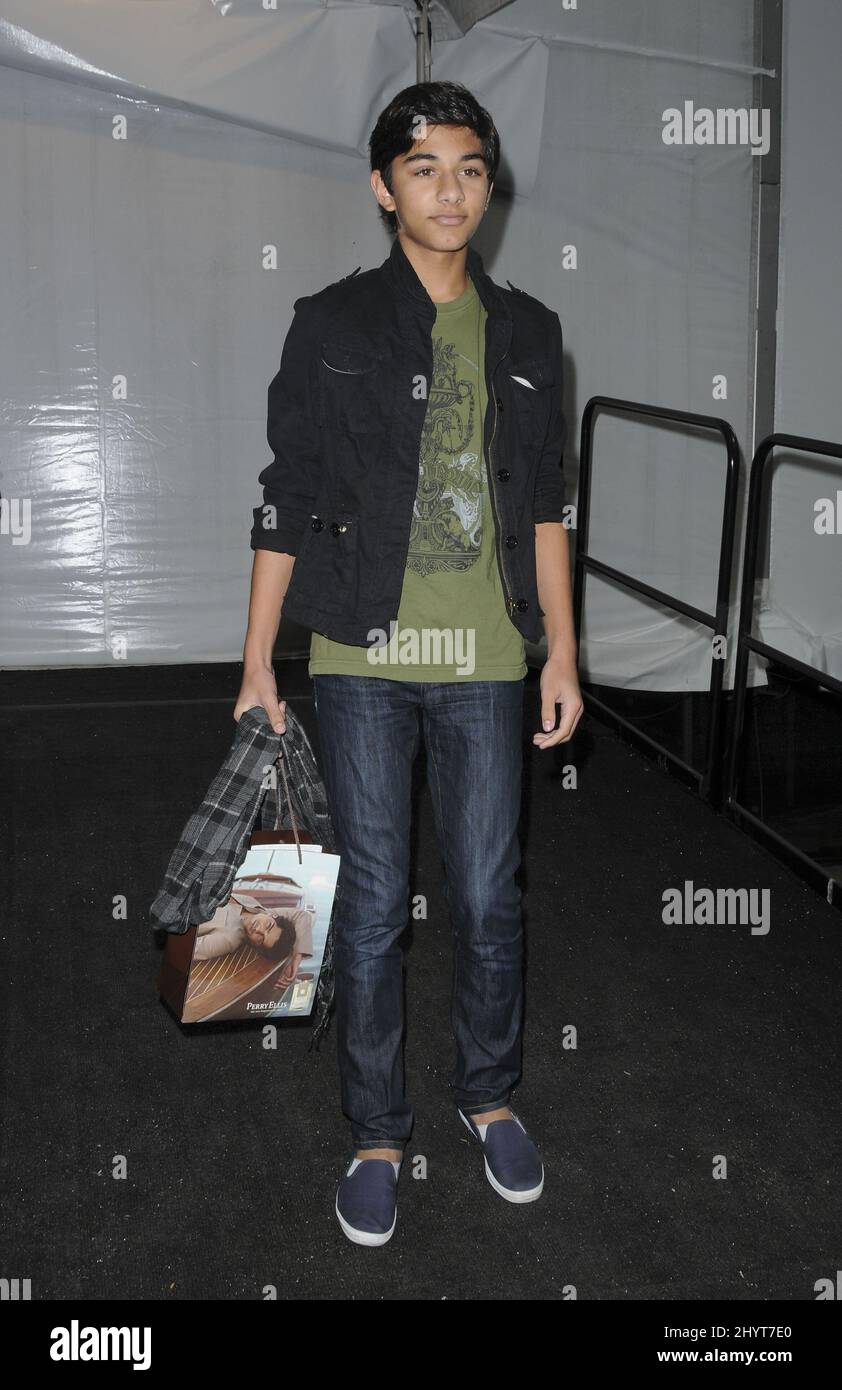 Mark Indelicato bei der Mercedes-Benz Fashion Week Spring 2009 im Bryant Park in New York. Stockfoto