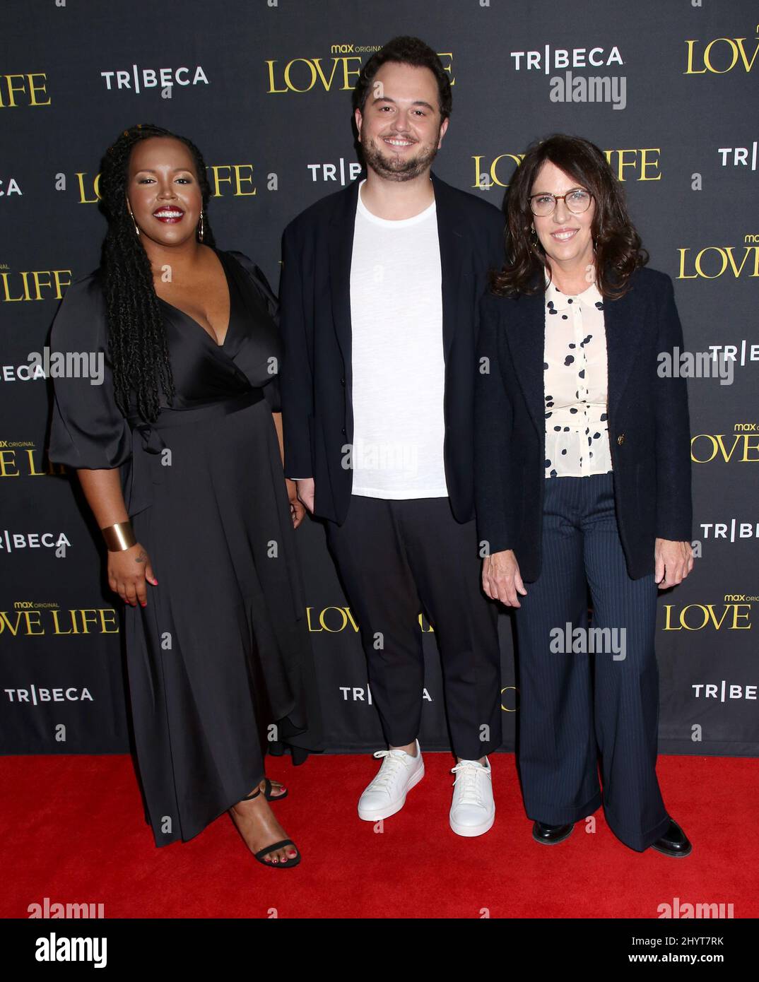 Rachelle Williams, Sam Boyd und Bridget Bedard bei der Tribeca Herbstvorschau „Love Life“, die am 24. Oktober 2021 im DGA Theatre in New York City, NY, stattfand Stockfoto