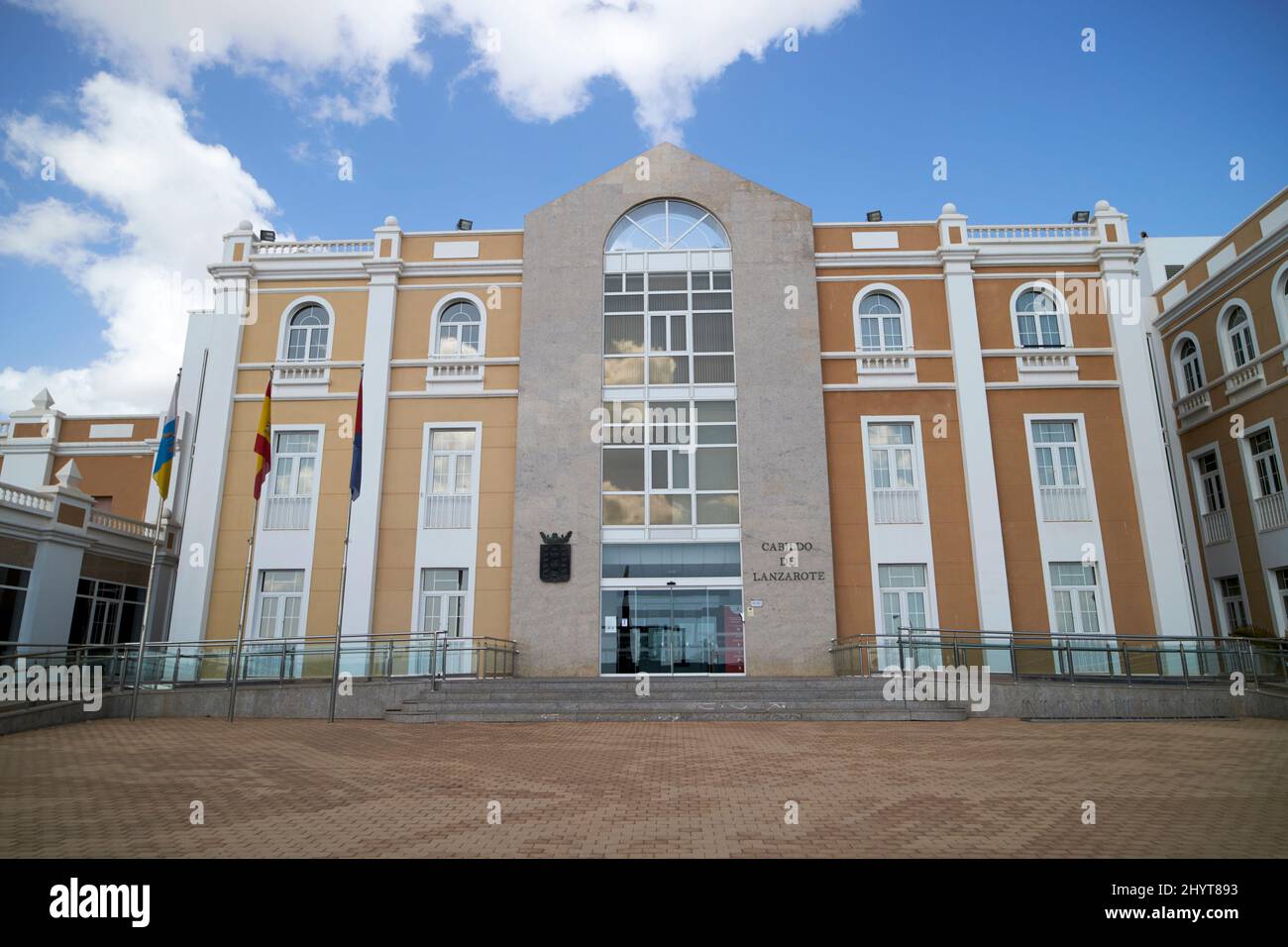 cabildo de lanzarote Gebäude gemeinderat Büros arrecife lanzarote kanarische Inseln spanien Stockfoto