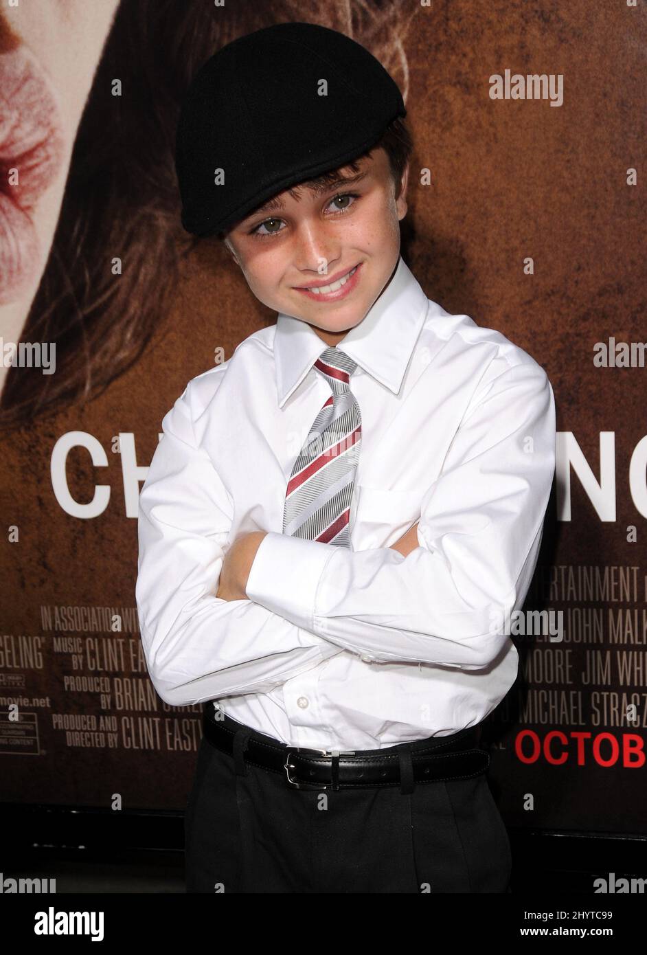 Devon Conti bei der Premiere in Changeling, im Academy Theatre, in Beverly Hills, Los Angeles. Stockfoto