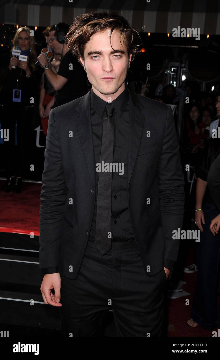 Robert Pattinson bei der Premiere von „Twilight“ in Los Angeles. Stockfoto