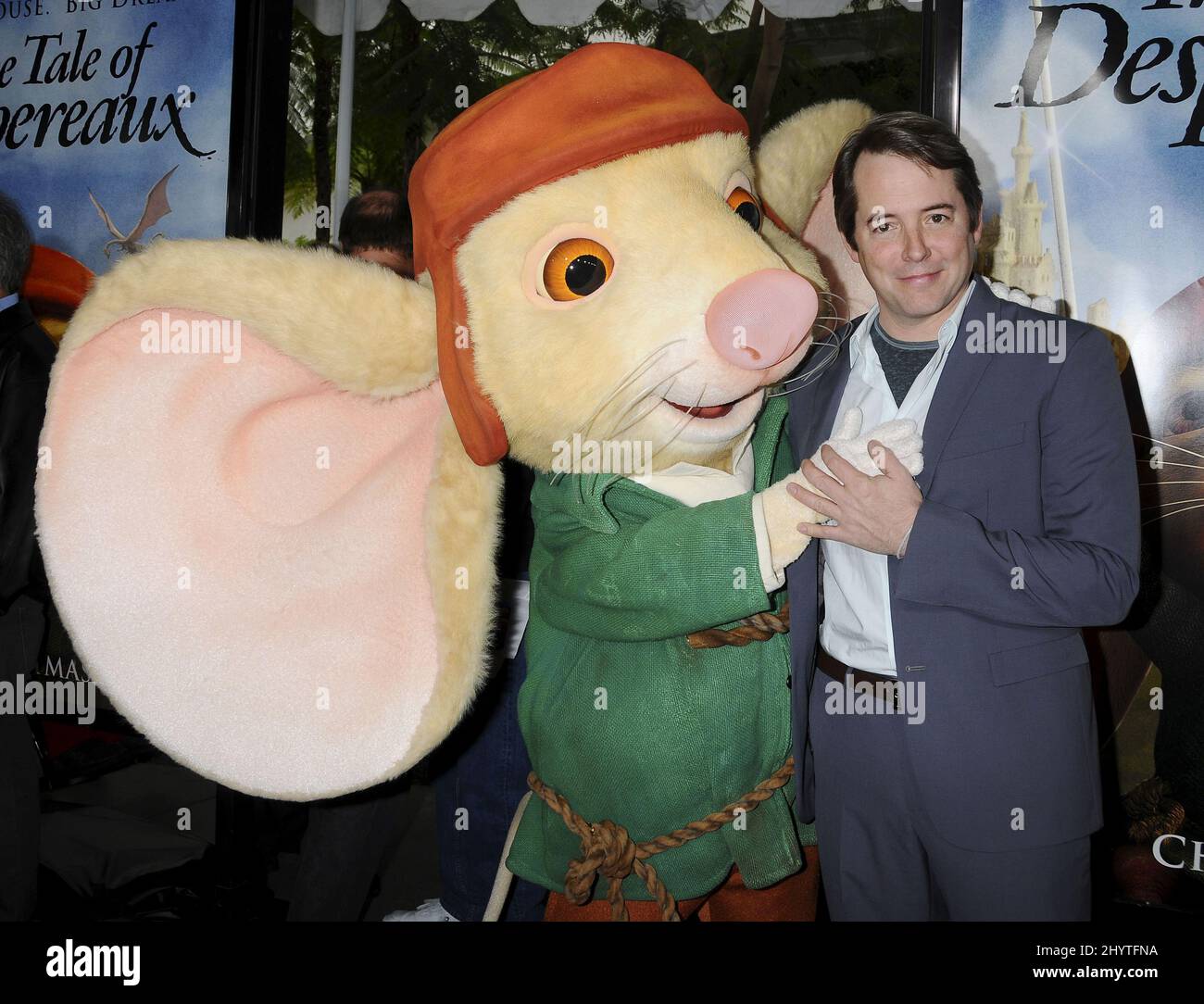 Matthew Broderick kommt zu The Tale of Despereaux, einer Filmpremiere im ArcLight Theatre, Hollywood, Kalifornien. Stockfoto