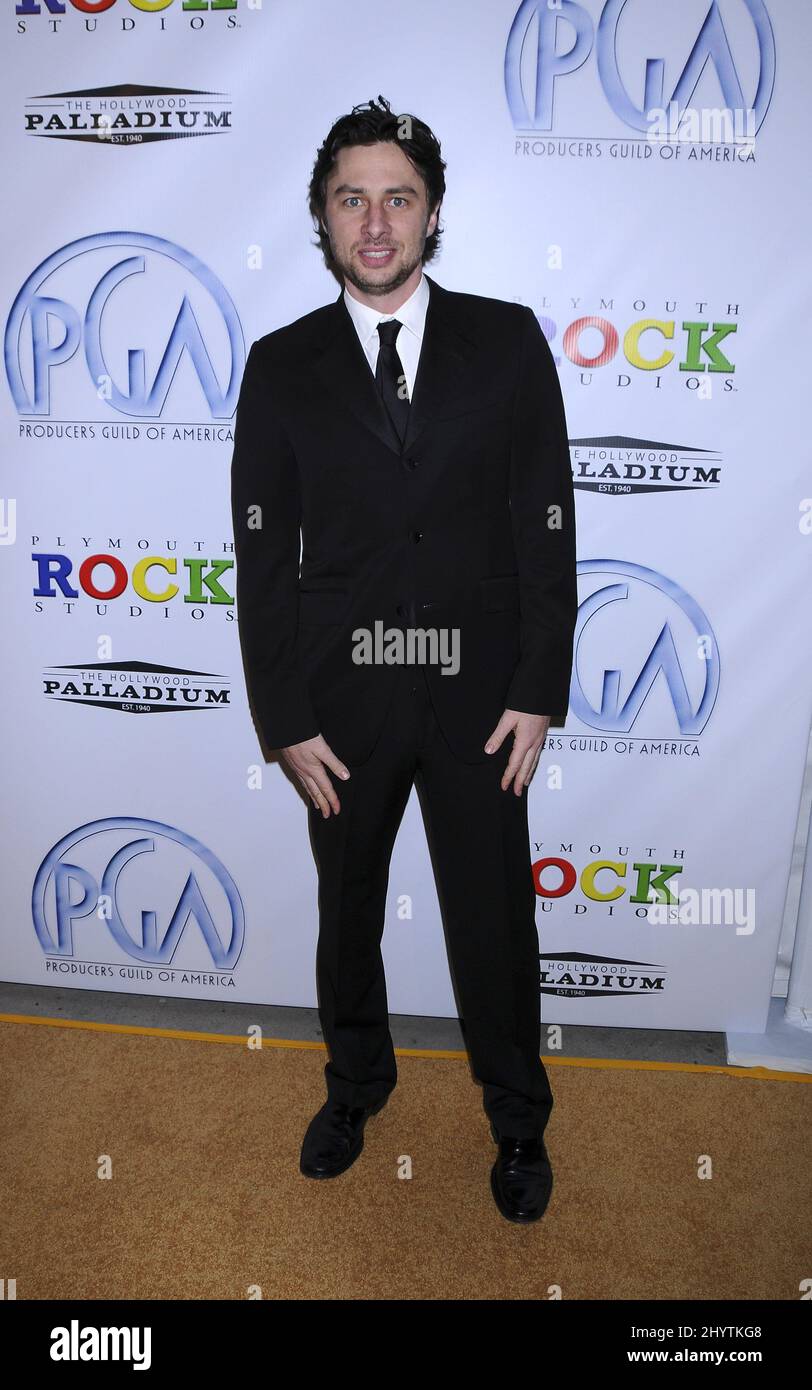 Zach Braff bei den Annual Producers Guild Awards 20. im Palladium, Hollywood. Stockfoto