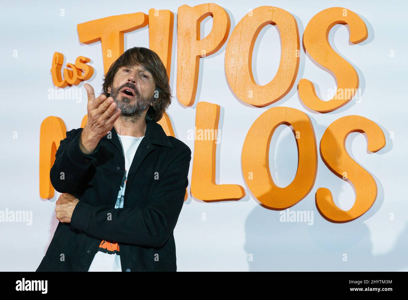 Madrid, Spanien. 15. März 2022. Santi Millan nimmt an der Fotoaufnahme des Films „Los Tipos Malos“ im Hotel Urso in Madrid Teil. Kredit: SOPA Images Limited/Alamy Live Nachrichten Stockfoto