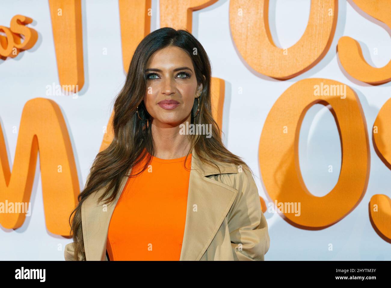 Madrid, Spanien. 15. März 2022. Sara Carbonero nimmt an der Fotoaufnahme des Films „Los Tipos Malos“ im Hotel Urso in Madrid Teil. Kredit: SOPA Images Limited/Alamy Live Nachrichten Stockfoto