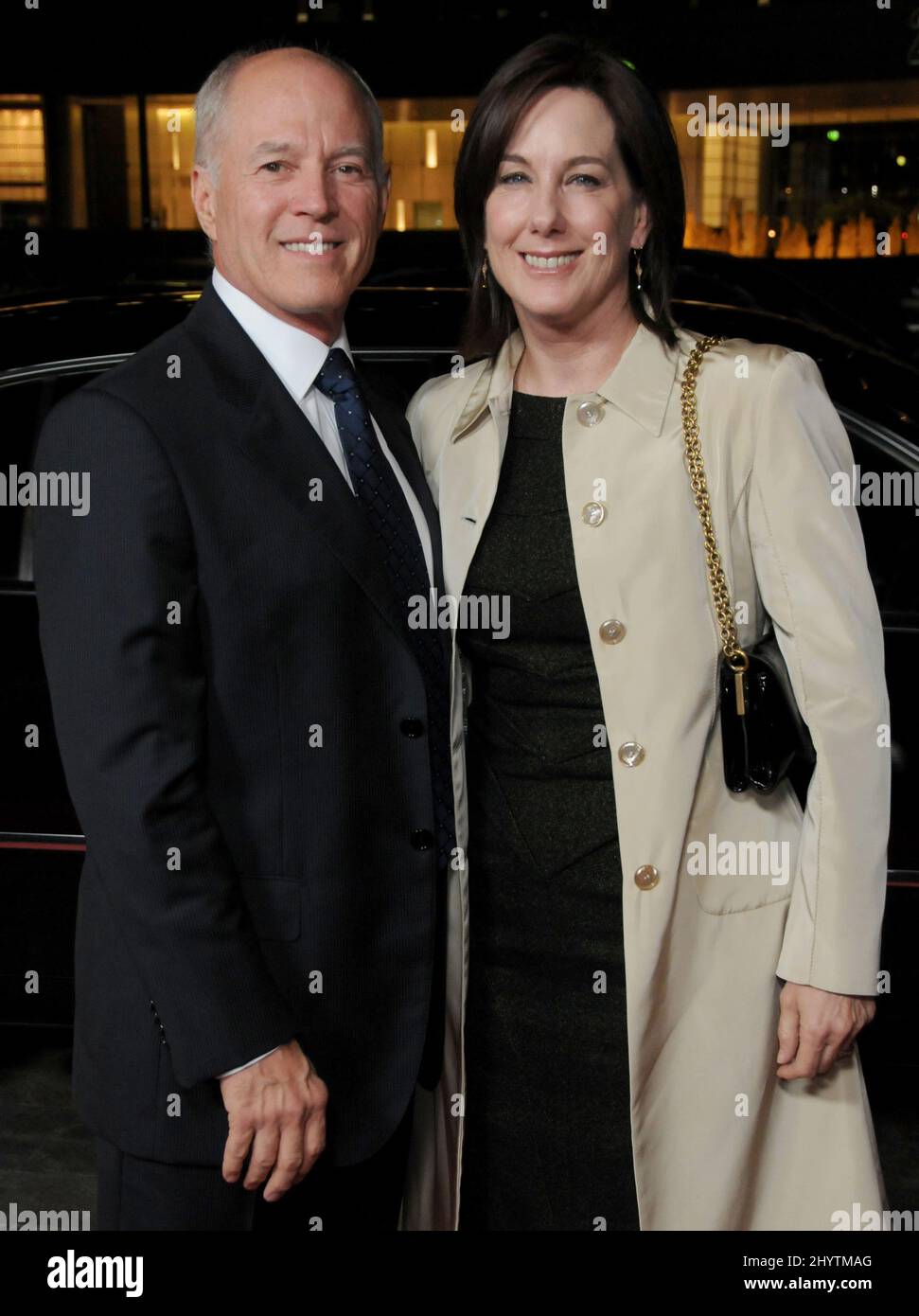 Frank Marshall und Kathleen Kennedy bei den jährlichen DGA Awards 61. im Hyatt Regency Century Plaza. Stockfoto