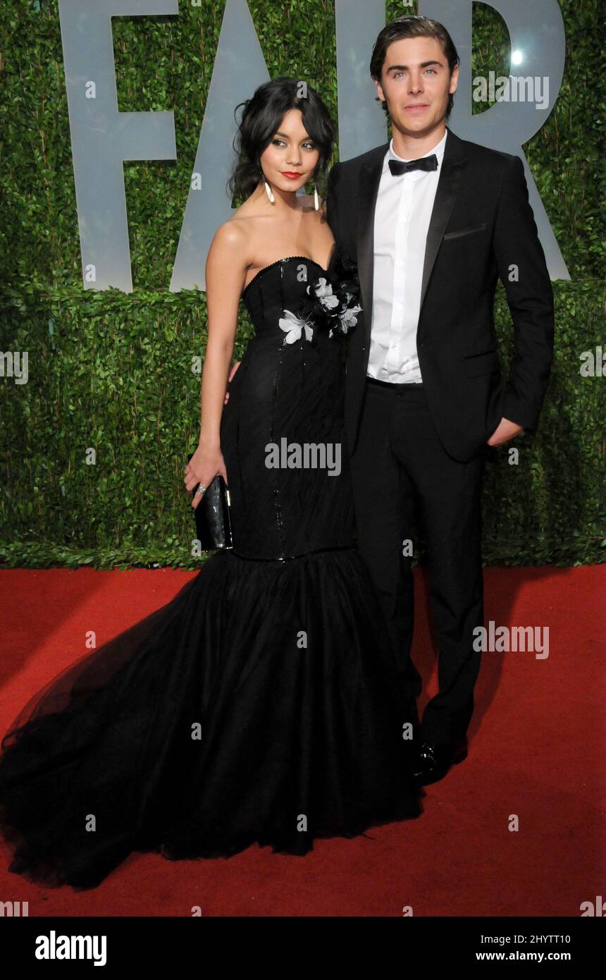 Vanessa Hudgens und Zac Efron bei der Vanity Fair Oscar Party 2009 im Sunset Tower Hotel in West Hollywood Stockfoto