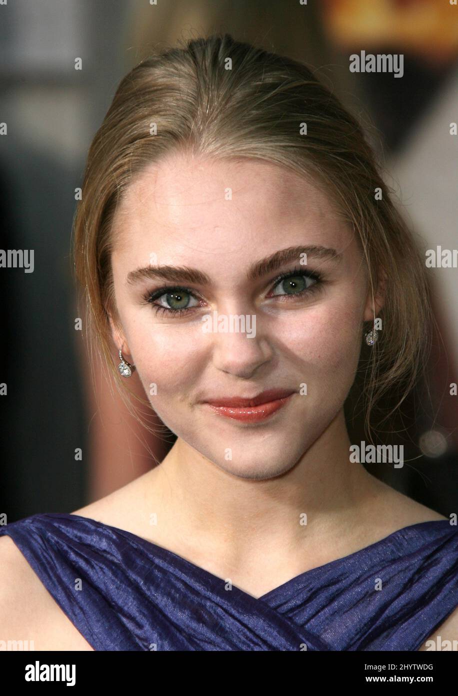 AnnaSophia Robb bei der Weltpremiere „Race to Witch Mountain“ im El Capitan Theatre, Kalifornien. Stockfoto