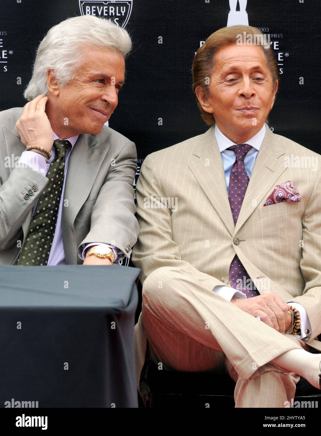 Giancarlo Giammetti und Valentino Garavani bei der Rodeo Drive