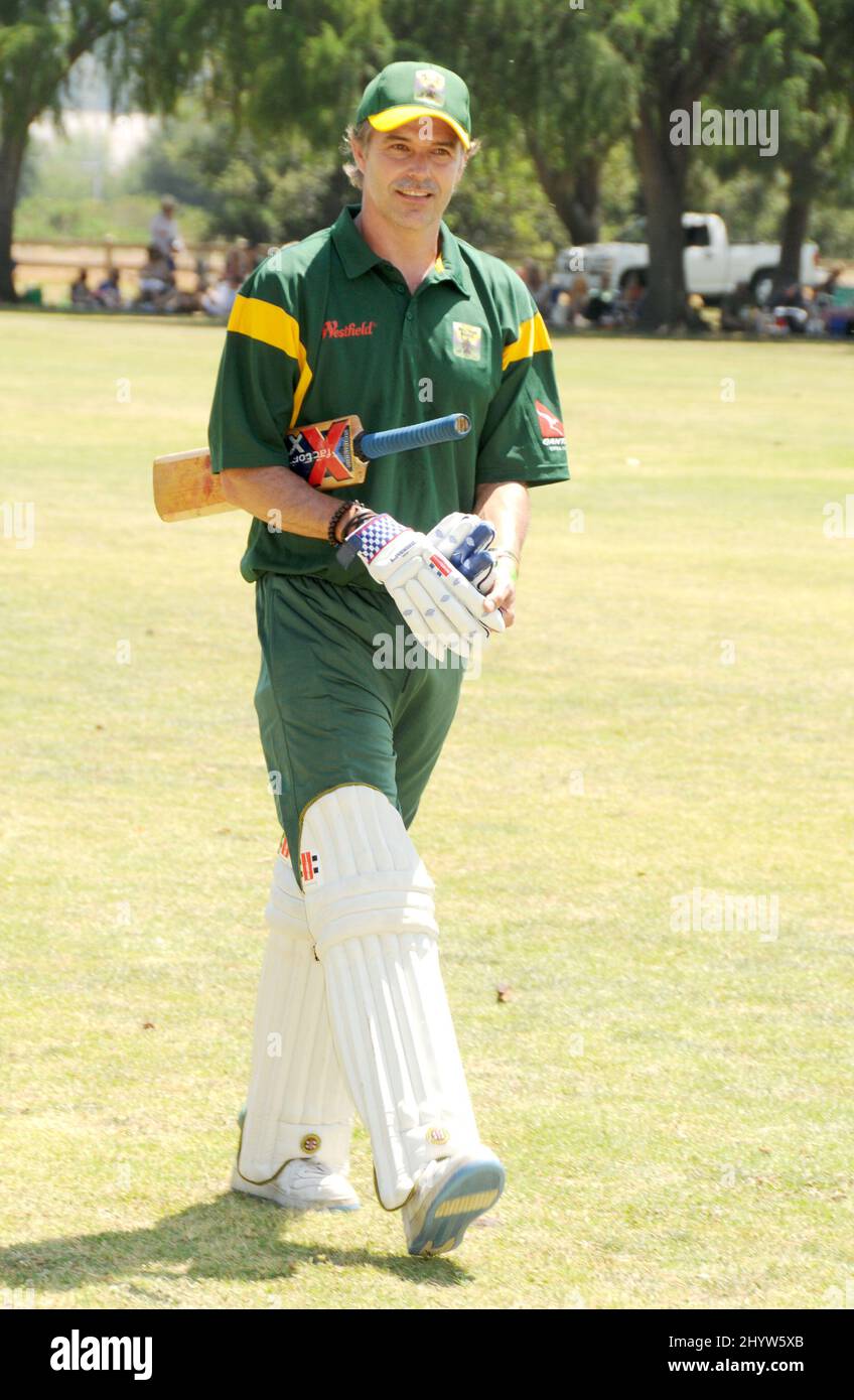 Cameron Daddo beim Westfield Hollywood Ashes Cricket Match im Woodley