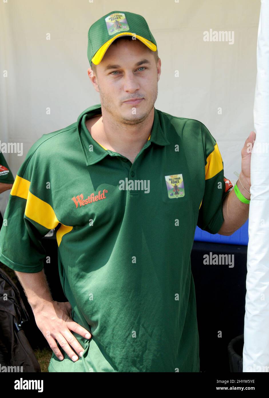 Travis Fimmel beim Westfield Hollywood Ashes Cricket Match im Woodley