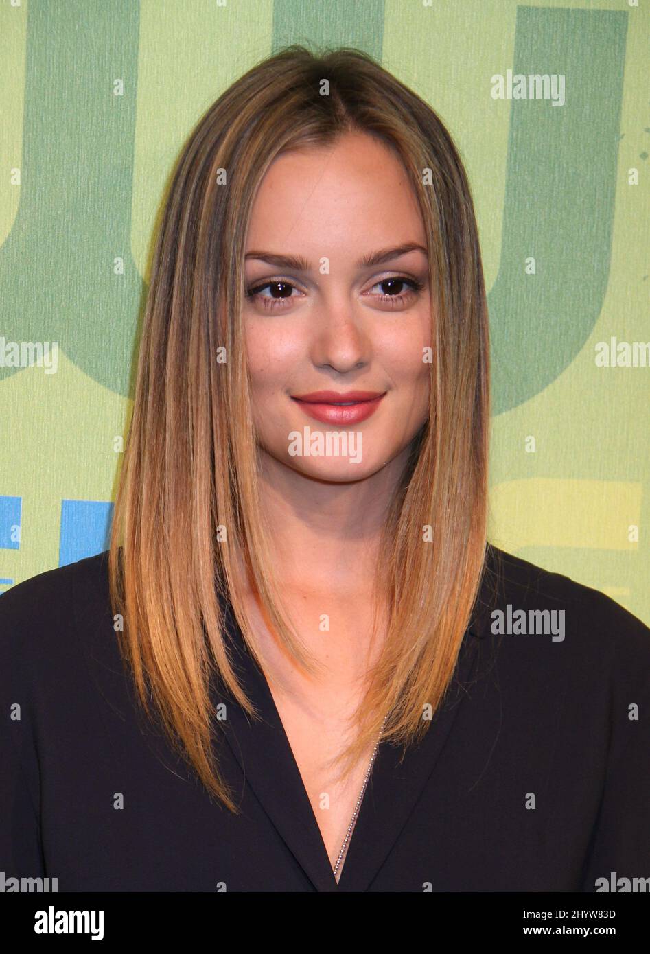 Leighton Meester bei der CW Network 2009-Vorparty im Madison Square Garden, New York Stockfoto