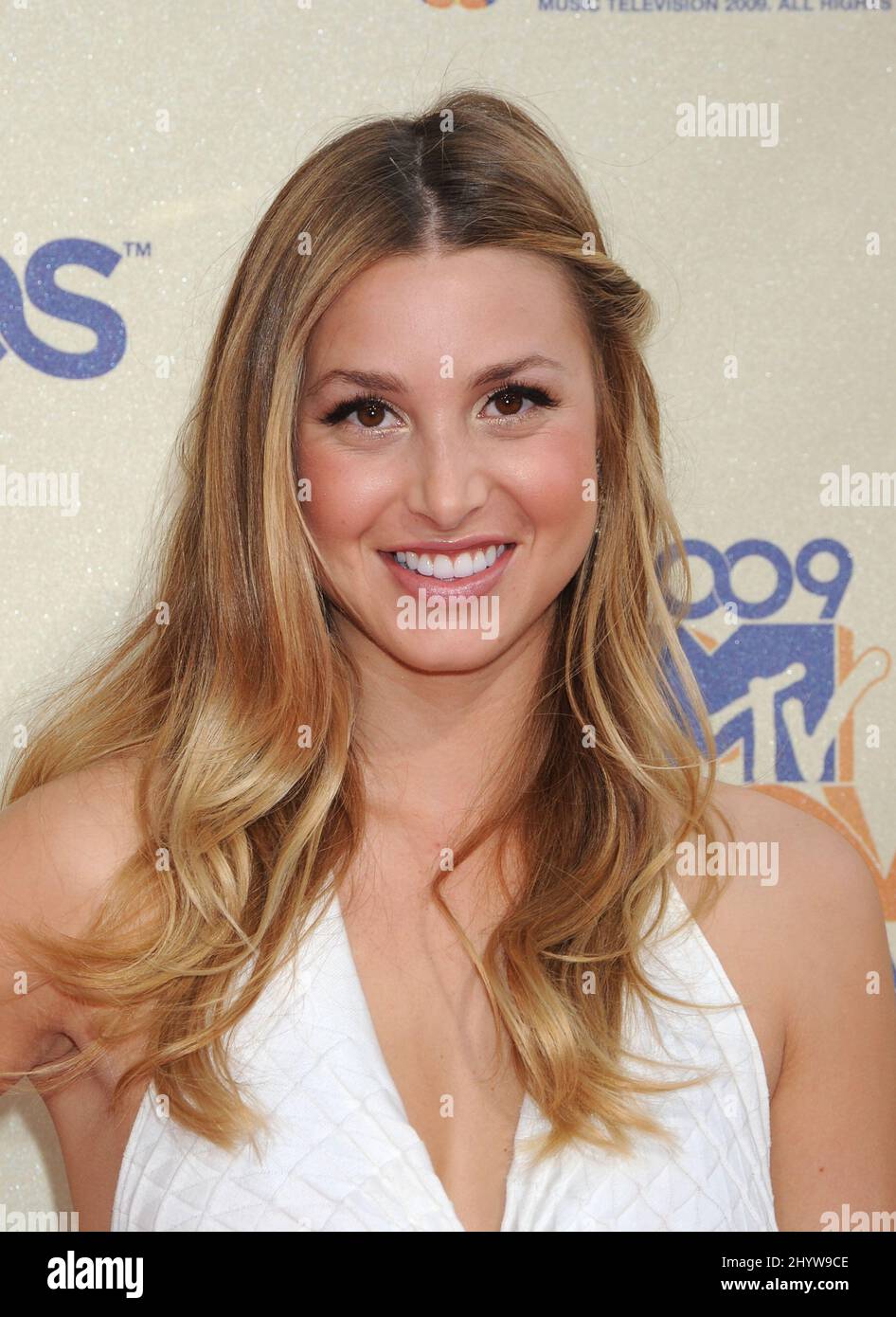 Whitney Port bei der Ankunft für die MTV Movie Awards 2009 im Gibson Amphitheatre, Universal City, Los Angeles. Stockfoto