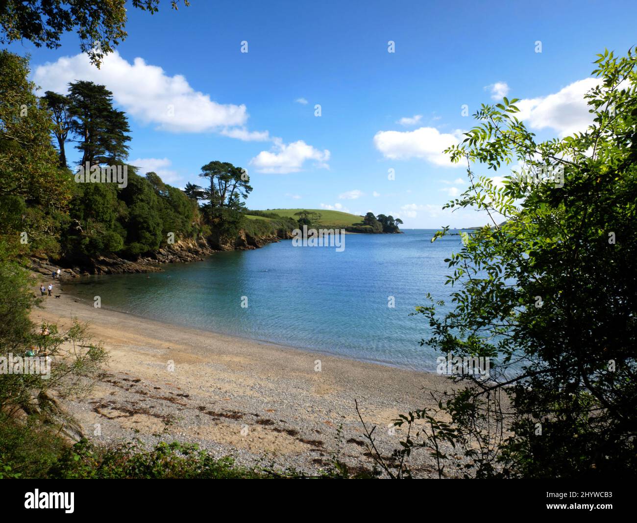 Mautstelle am Helford River, Cornwall. Stockfoto