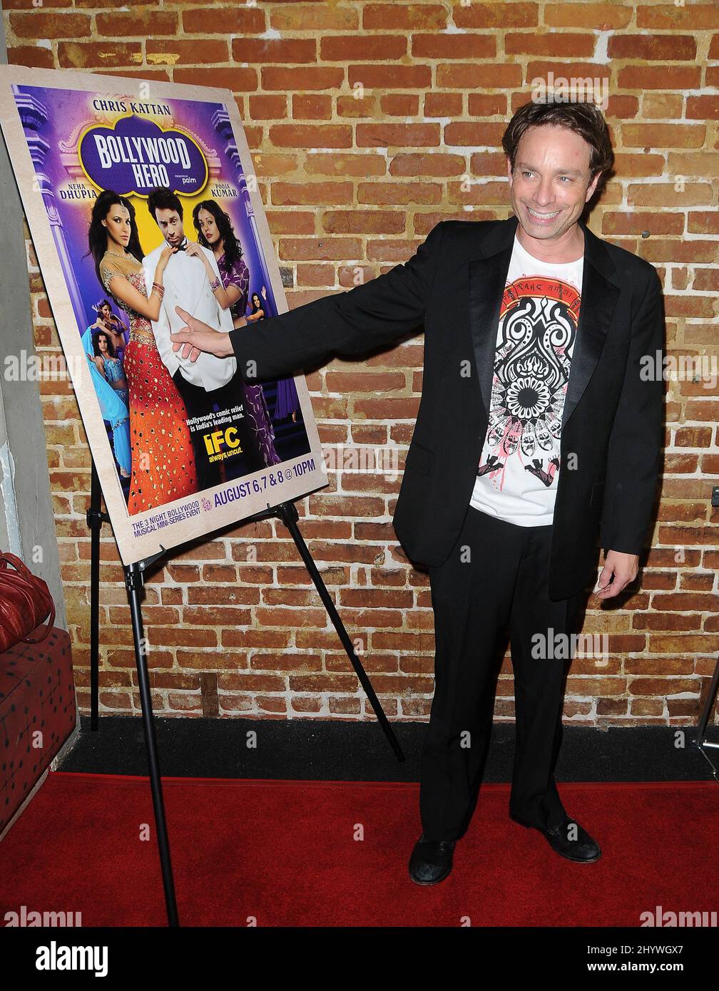 Chris Kattan bei der Premiere von „Bollywood Hero“ der IFC in Los Angeles im Cinespace in Hollywood, Kalifornien. Stockfoto