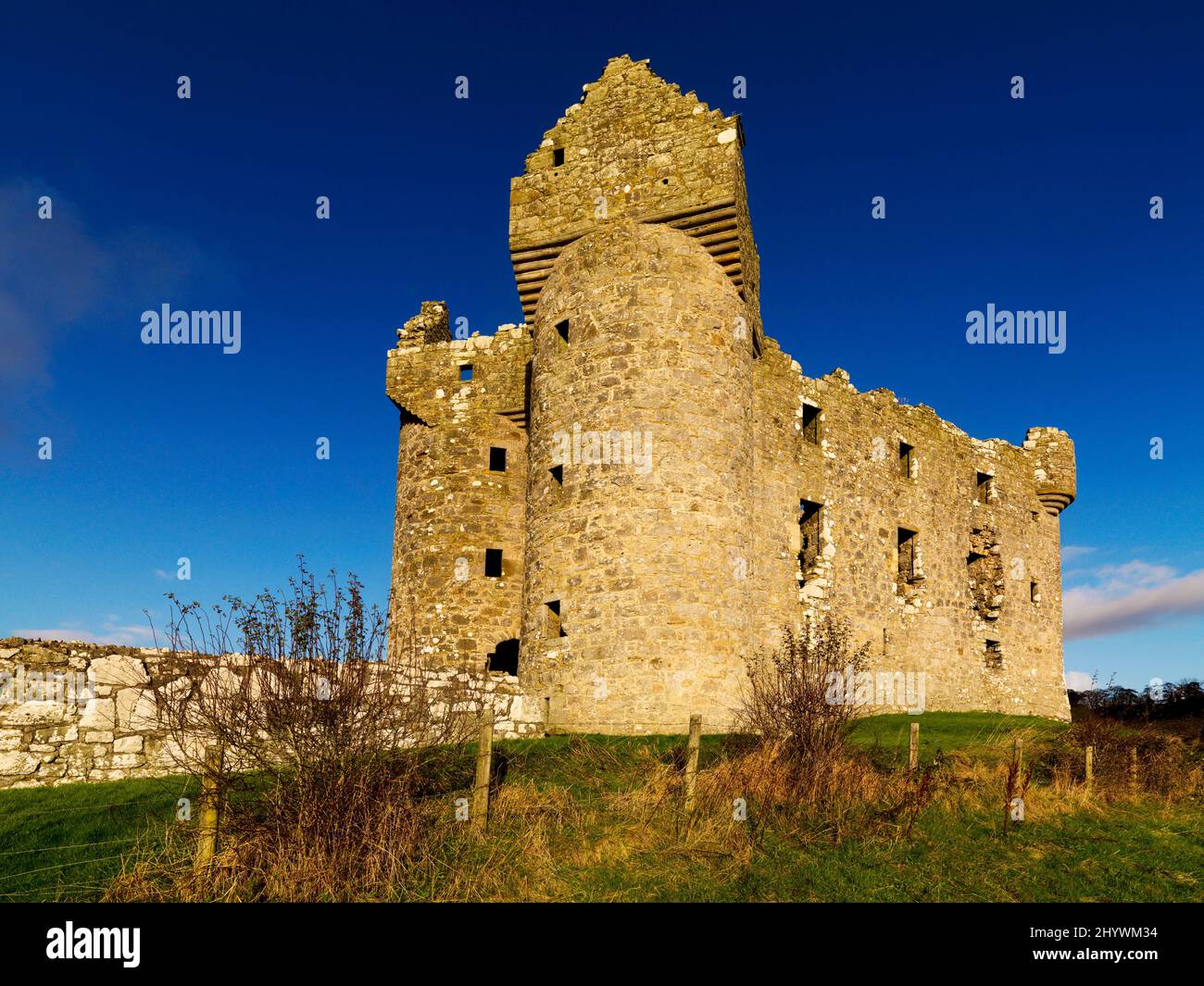 Monea Castle, County Fermanagh, Nordirland Stockfoto