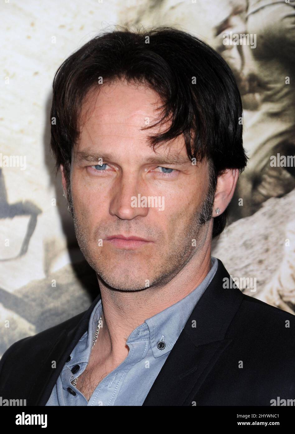 Stephen Moyer während der Premiere von „The Pacific“ von HBO in Los Angeles Stockfoto