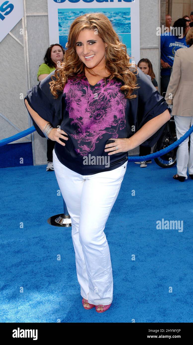 KayCee Stroh bei der Premiere „Oceans“ im El Capitan Theatre, Los Angeles Stockfoto