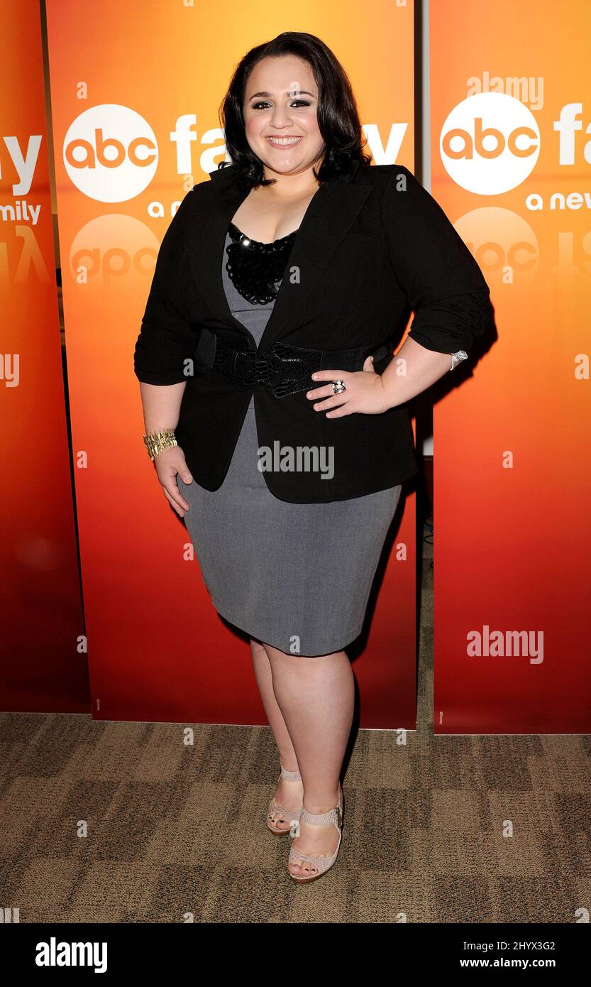 Nikki Blonsky vom Summer Press Junket der Disney ABC Television Group in den ABC Studios in Burbank, CA. Stockfoto