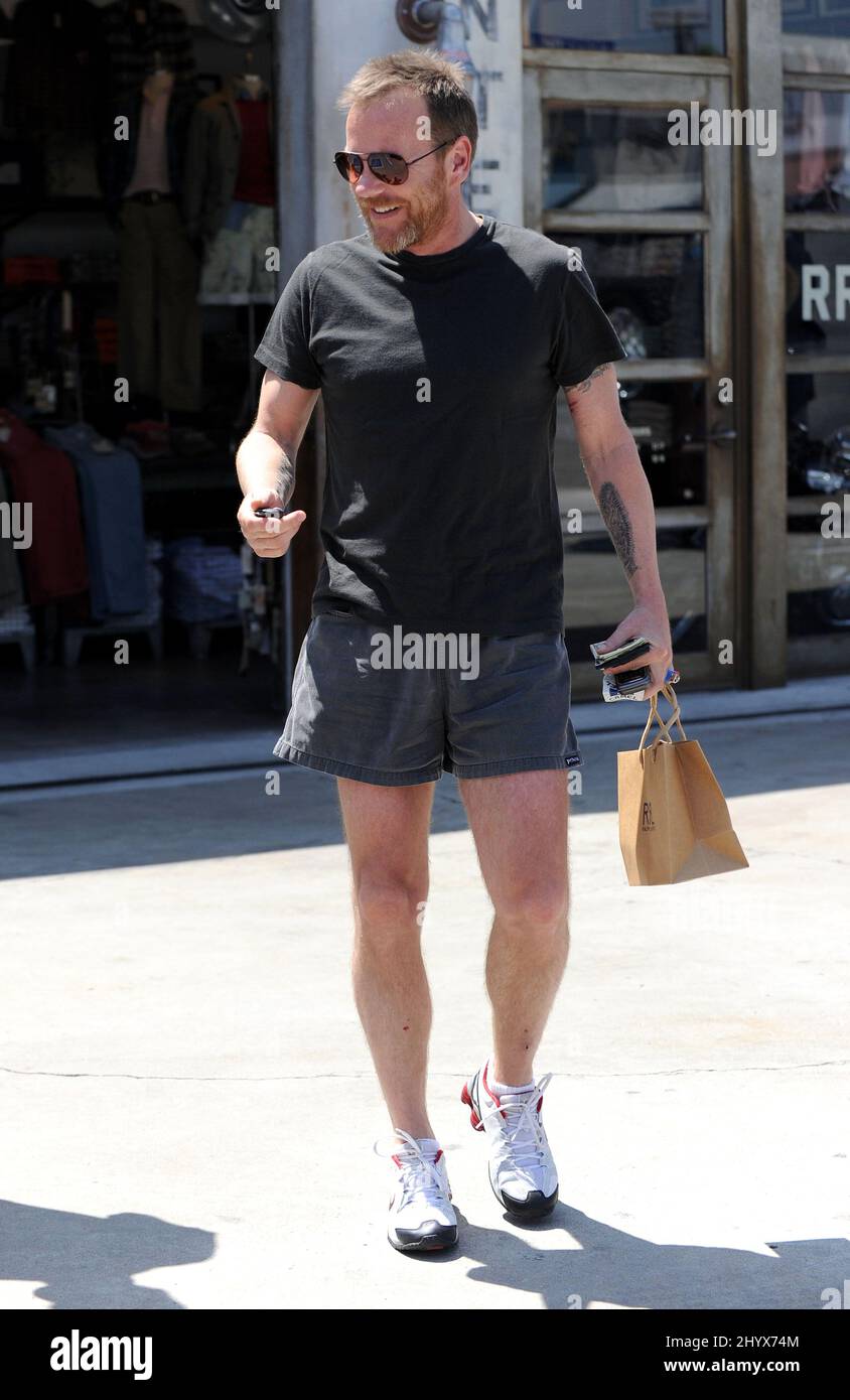 Kiefer Sutherland Geschäfte an der Melrose Avenue, in Los Angeles, Kalifornien Stockfoto