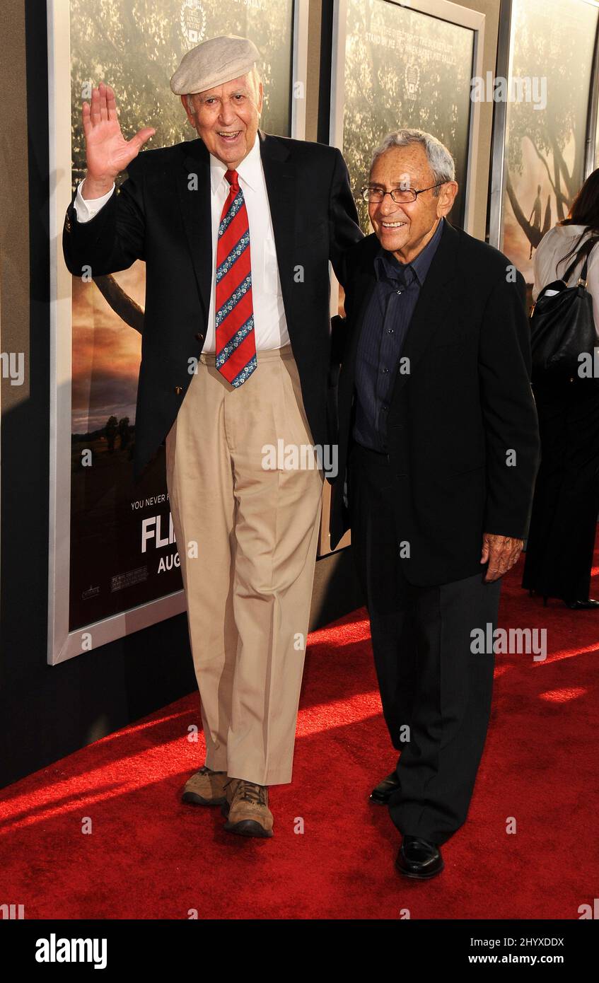 Carl Reiner bei der Premiere von „Flipped“ im Cinerama Dome in Los Angeles, USA. Stockfoto