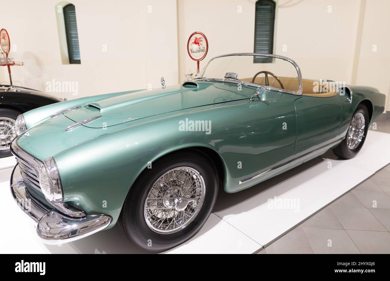 Aston Martin DB2 Cabrio im Franschhoek Motor Museum Südafrika Stockfoto