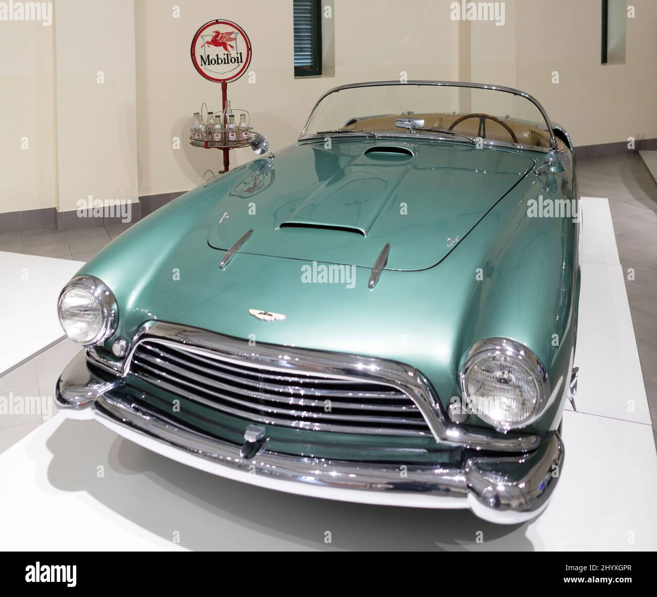 Aston Martin DB2 Cabrio im Franschhoek Motor Museum Südafrika Stockfoto