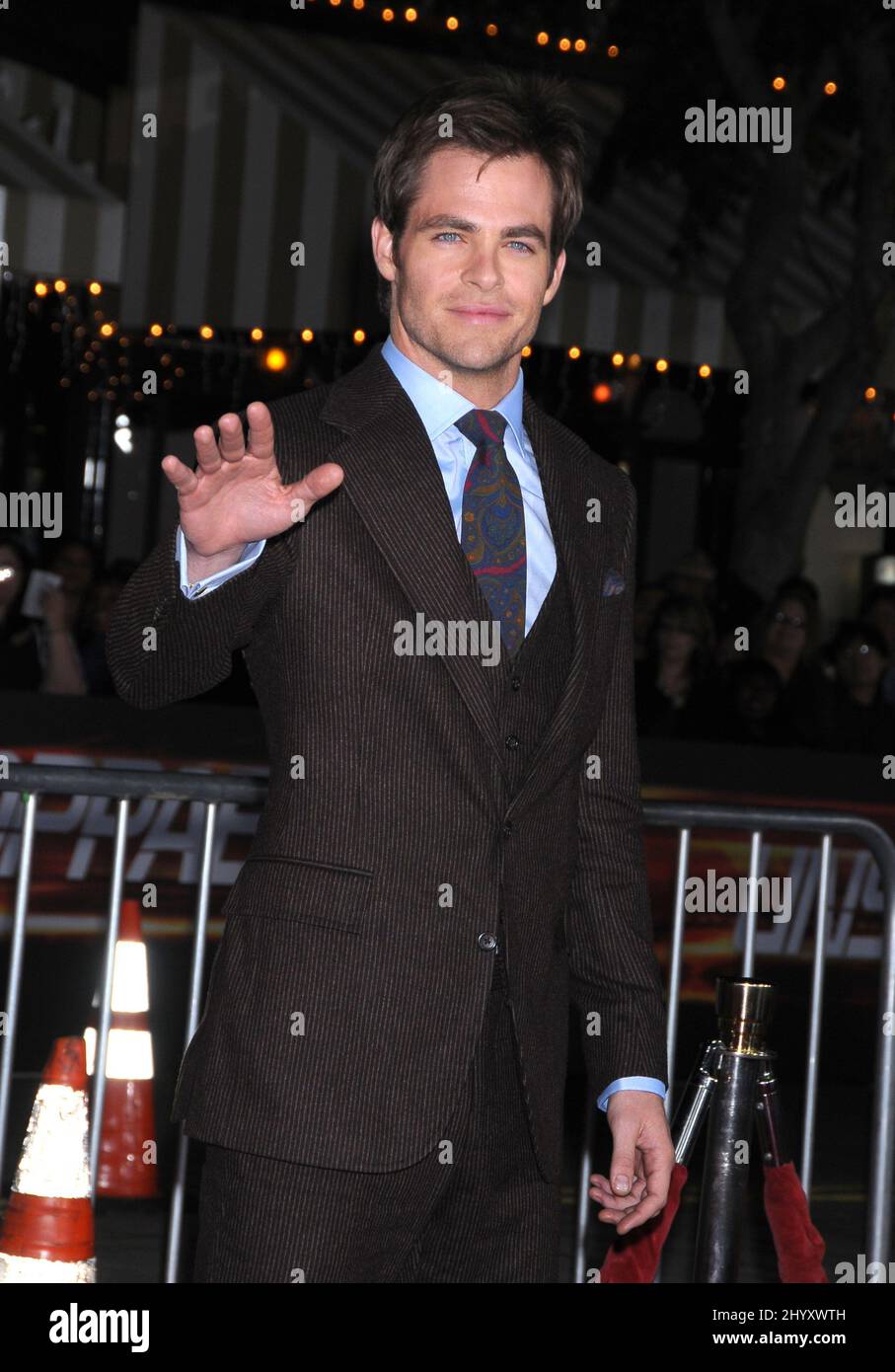 Chris Pine bei der „Unstoppable“-Weltpremiere im Regency Village Theatre, Westwood, Kalifornien. Stockfoto