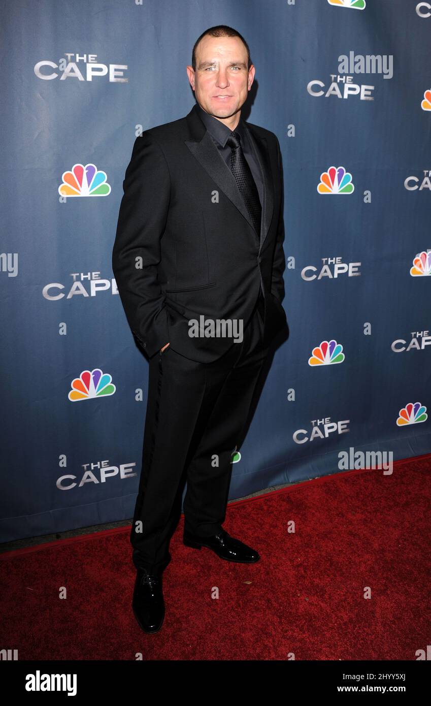 Vinnie Jones während der Premiere von „The Cape“ im Music Box Theatre, Kalifornien Stockfoto