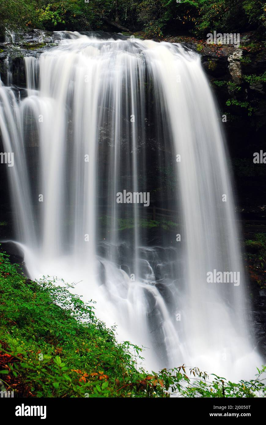 Dry Falls im Nantahala National Forest, North Carolina Stockfoto